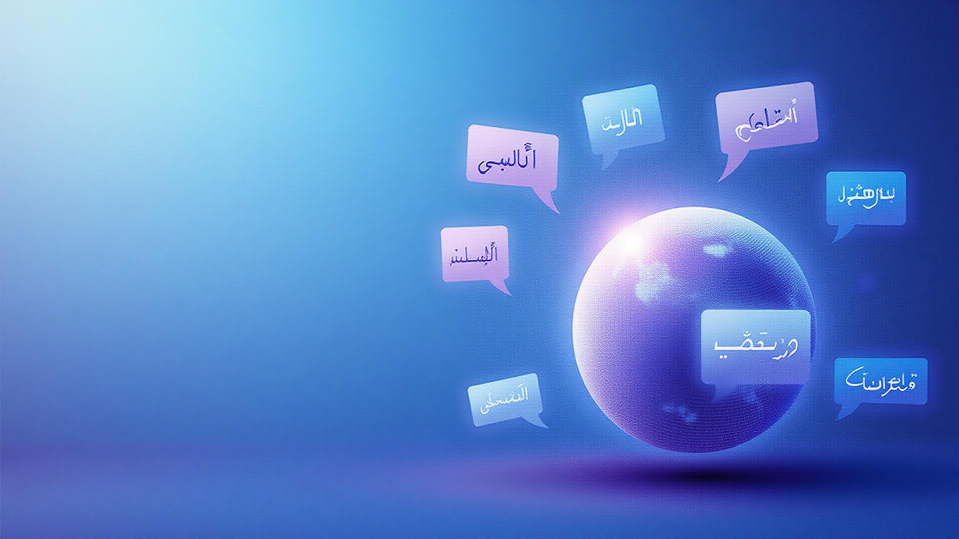 Multi-language translation interface showing instant translation to multiple languages